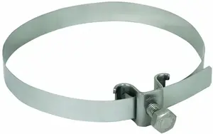 Dehn 200029 Hose Clamp for Downpipes 50-120mm, Grey