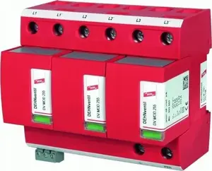 Dehn DEHNventil M TNC 255 FM Surge Arrester Type 1+2 3P 25/75kA 1.5kV