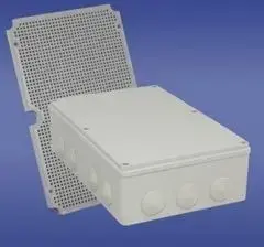 Герметичная распределительная коробка ELEKTROPLAST PH-5C.3P для наружного монтажа с монтажной панелью, IP65, 348x228 мм, серая
