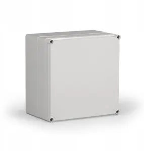Ensto Cubo O Polycarbonate Enclosure 300x400x132mm, Smooth Sides, Grey Cover, IP67