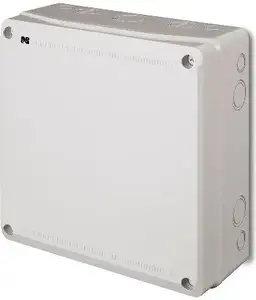 Герметичная распределительная коробка ELEKTROPLAST INDUSTRIAL для накладного монтажа 330x330x130 мм IP65 ABS