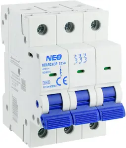 ELEKTROPLAST OCB/B25/3P automātiskais slēdzis 3-polu B 25A 6kA