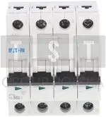 EATON PL6-B63/4 automātiskais slēdzis, 4-polu, B-raksturlīkne, 63A, 6kA