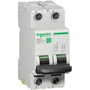 Автоматический выключатель Schneider Electric C60H-DC, 2P, 6A, 220В, тип C