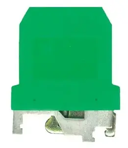 Pokój ZUO-10/35 skrūvējams spaiļu bloks uz DIN sliedes, dzelteni-zaļš
