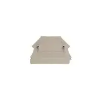 Weidmüller WAP WDU2.5N/4N End Plate for Terminal Blocks, Wemid Material, 50 Pieces