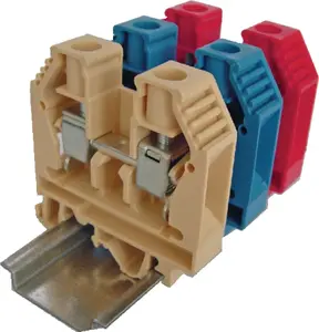Eti-Polam VS 10 PA+ skrūvējama spailes bloks 10mm2 sarkans
