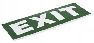 Bemko C90-GLR-PKT-EXT Exit Sign Pictogram for Emergency Lighting Luminaires