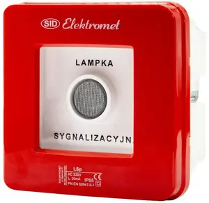 Elektromet LSp 24c Flush-Mounted Red Signal Light