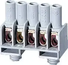 Hensel DKL 04 5-pole terminal block for junction boxes 1.5-6 mm2 copper grey