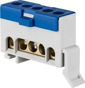 Нулевая шина ELEKTROPLAST 2000-23 5x10/16 мм для установки на DIN-рейку TS35