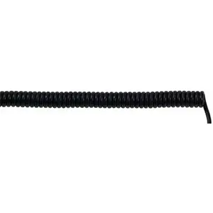 Lapp UNITRONIC 73220234 Spiral Signal Cable 12-Core 0.14 mm² 2 m Black