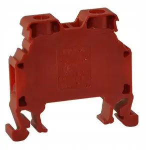 ONKA Elektrik MRK universāla skrūvējama spailes bloks 6mm2 sarkans