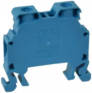 ONKA Elektrik MRK universāls skrūvējams spaiļu bloks 6mm2 zils