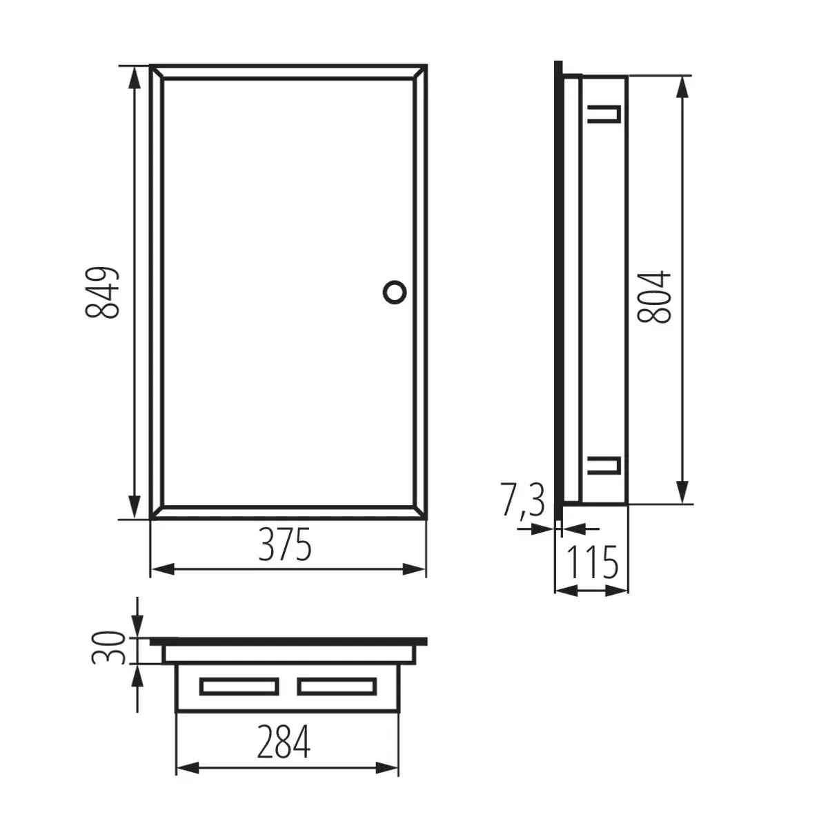 Kanlux KP-DB-I-MF-512 sadales skapis 63 A Photo 10