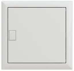 ABB UK612E2 Flush-Mounted Modular Distribution Board, 1x12 Modules, IP30, Steel Door