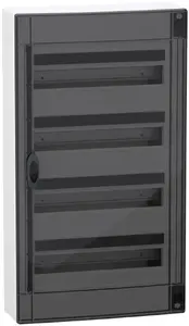 Распределительный щит Schneider Electric PrismaSeT XS накладной 4x18 модулей с прозрачной дверцей IP40 IK09