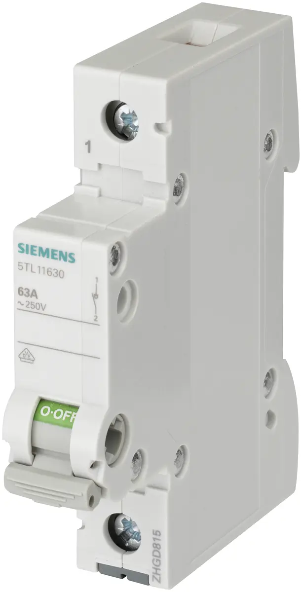 Siemens ISOLATOR 40A SP 1P 250V