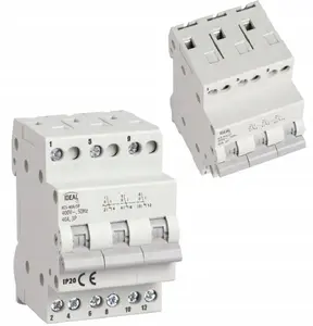 Переключатель модульный Kanlux KCS-40A/3P I-0-II, 40А, 3-полюсный, 230/400В AC