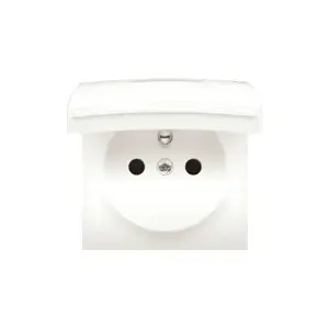 Kontakt-Simon DGZ1BUZP/41 Socket Outlet Cover with Flap, IP44, White