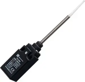 Spamel LK266 Limit Switch with Spring Lever, 1NO 1NC, Plastic Housing