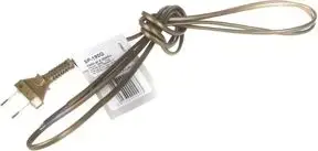 Zamel Power Cord without Switch 190cm Gold 2x0.5mm²