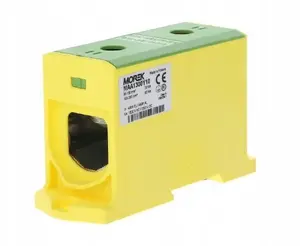 MOREK OTL300 Universal Terminal Block, Yellow-Green, Al/Cu 1x95-300mm2, 1000V AC / 1500V DC