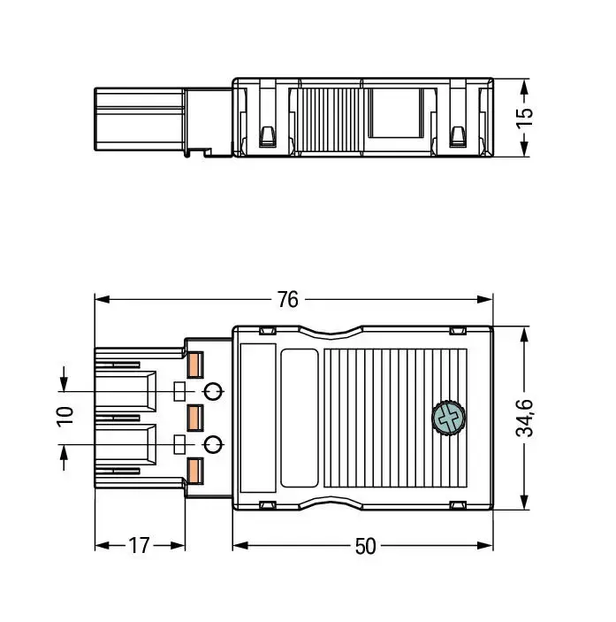 Wago 770-113 vīrišķais spraudnis Photo 2