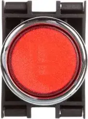 Emas T0-B102DK Push Button Switch, 1NO 1NC, Red