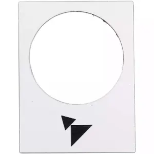 Табличка для маркировки Schneider Electric ZB2BY4915 белая