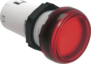 Lovato Electric LPMLA4 Monoblock LED Pilot Light, Red, 12V AC/DC
