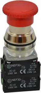 Кнопка аварийной остановки Promet W0-NEF30-DRP 2X2Y C 30 мм 2НО 2НЗ IP56 с поворотом