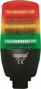 Emas T0-IF5T024ZM05 LED Signal Tower, 3-Color, 24V AC/DC, 55mm, with Buzzer