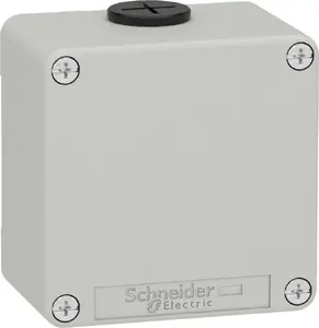 Schneider Electric Harmony XAP tukšs vadības pults korpuss, pelēks, bez caurumiem