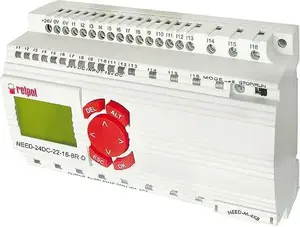 Relpol NEED-24DC-22-16-8R-D Programmable Relay 24V DC, 16 Inputs, 8 Outputs with Display and Keypad