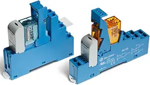 Finder 48.52.7.024.0050SMA releja interfeisa modulis 2P 8A 24V DC AgNi kontakti montāža uz DIN sliedes