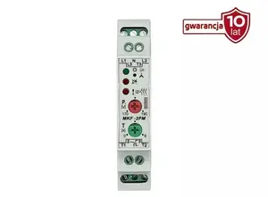 Pollin MKF-2PM Phase Loss, Sequence and Asymmetry Monitoring Relay with Contact Control and Adjustable Time and Threshold