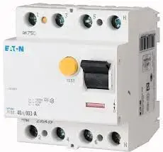 Дифференциальный выключатель Eaton PFIM-40/4/03-A 4P 40A 300мА тип A
