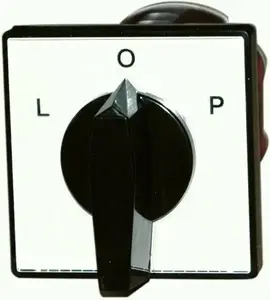 Apator 4G40-11-U Cam Switch, 3-Pole, 40A, L-0-P Function, Flush Mounting