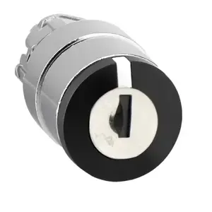 Schneider Electric ZB4BG3 3-Position Selector Switch Head, Black
