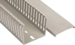 Elettrocanali ECS6060 perforēts kabeļu kanāls 60x60 mm pelēks