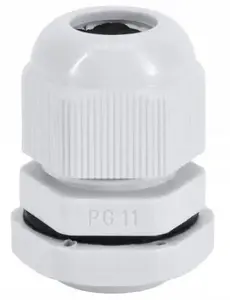 Bemko PG-11 Cable Gland, Grey, 100 Pieces