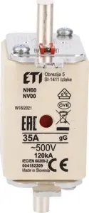 Shumee KOMBI NH00 gG Fuse Link 35A 500V