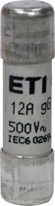 Eti-Polam CH10x38 cilindrisks drošinātājs 12A 500V