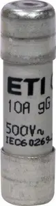 Цилиндрическая плавкая вставка Eti-Polam CH10x38, gG, 10А, 500В