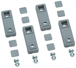Hager FL863Z Wall Mounting Brackets for Polyester Enclosures, Set of 4, RAL7046