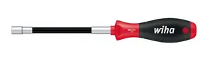 Wiha 372 SoftFinish Hexagonal Nut Driver with Flexible Shaft 7 mm x 150 mm