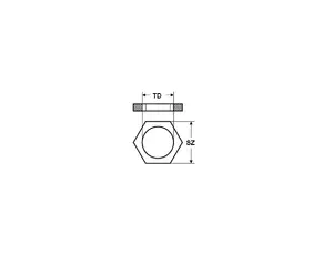Helukabel KMK-PA M32 Polyamide Locknut Light Grey
