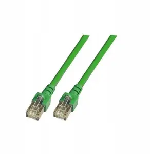 SecurityNET SF/UTP Cat.5e Patch Cable, 1m, Green, PVC