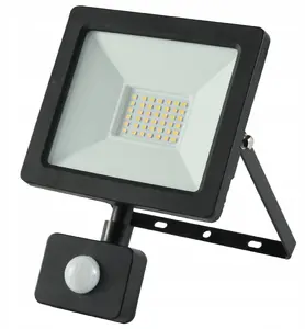 V-tac GW-0013 LED Floodlight 30W 3350lm 4000K with Motion Sensor IP44 Black